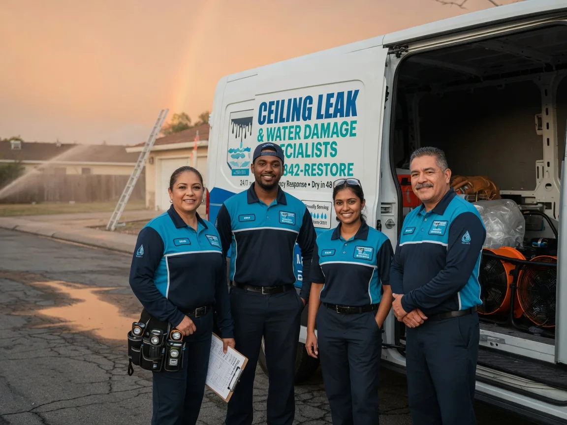 Ceiling Leak Cleanup company in Texline, TX
